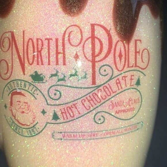 North Pole Hot Chocolate Ceramic Mug With Lid - Picture 2 of 9